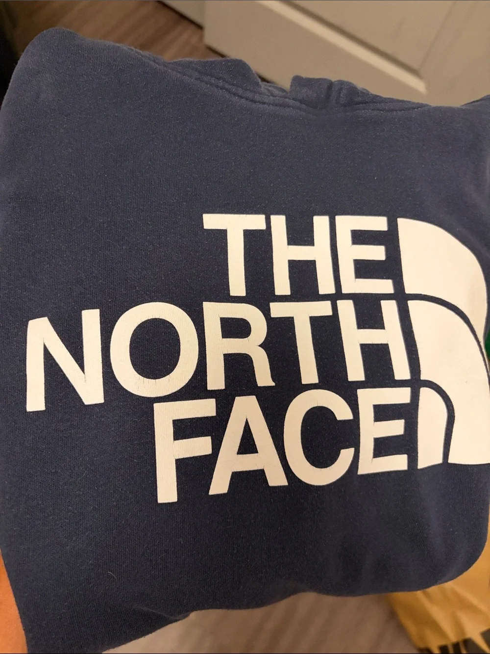 The North Face Men's Navy Blue Logo Crewneck Hoodie